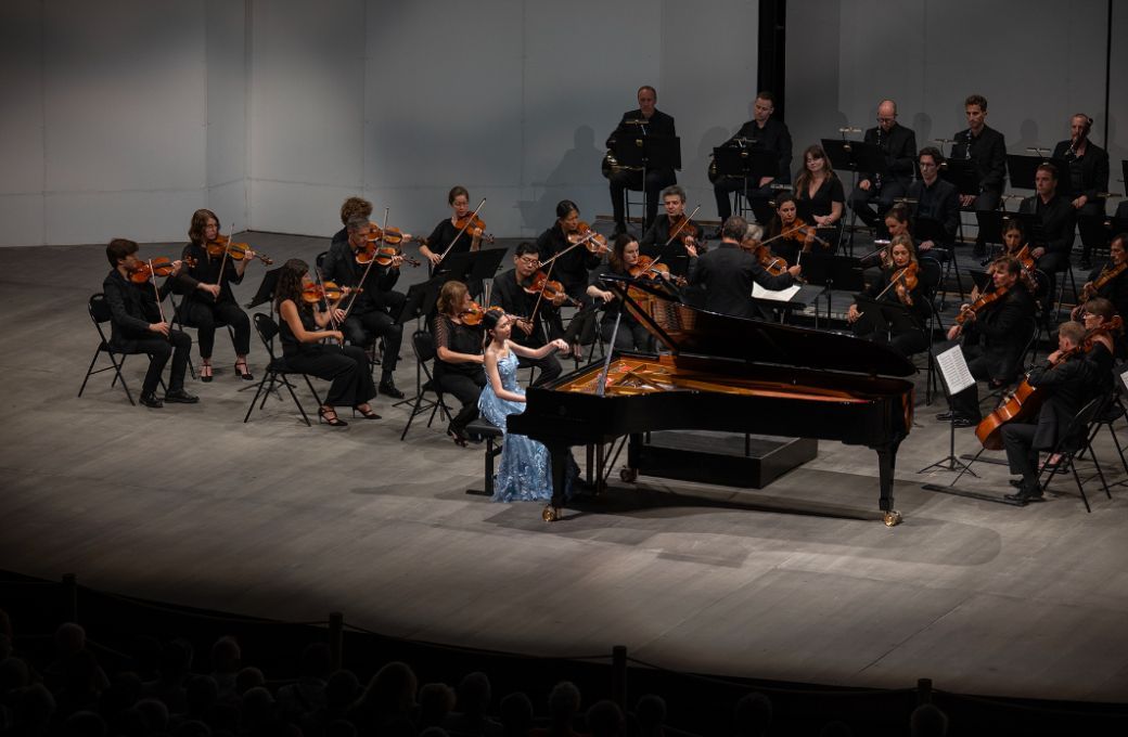 Sophia Liu, l'Orchestre national de Cannes et Benjamin Levy &copy; Pierre Morales