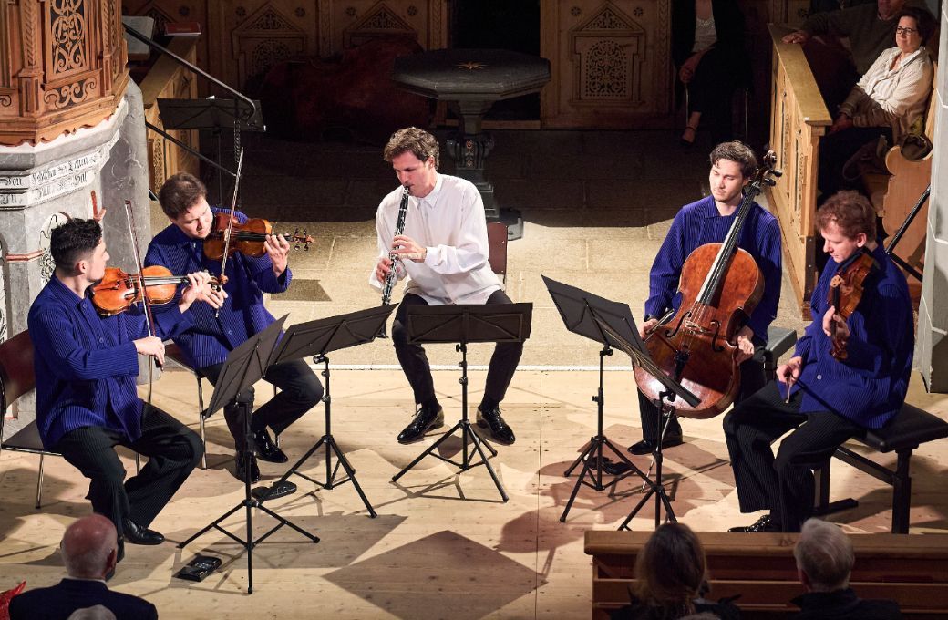 Andreas Ottensammer and the Schumann Quartett &copy; Benno Hunziker