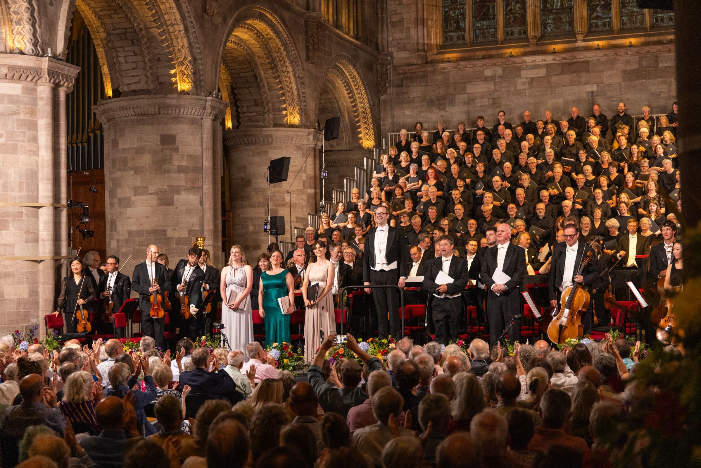 The Three Choirs Festival Chorus, Philharmonia and soloists &copy; James O'Driscoll