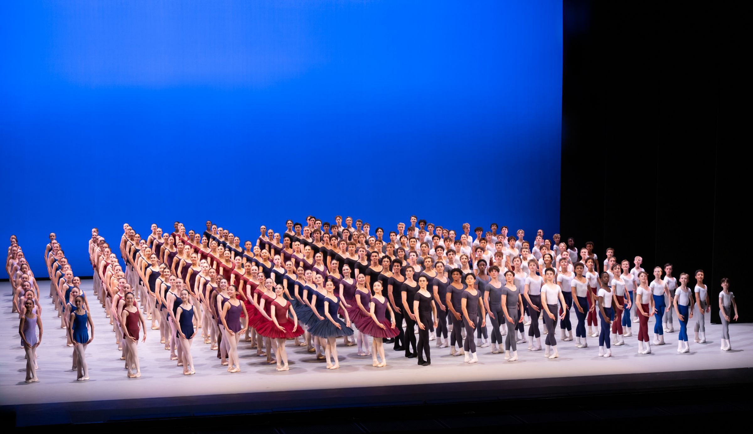 The Royal Ballet School in <i>Grand Défilé</i> &copy; 2025 The Royal Ballet School. Photography by ASH