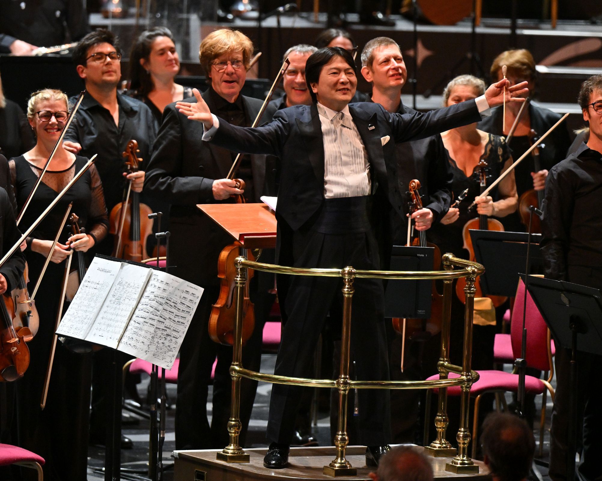 Kazuki Yamada and the City of Birmingham Symphony Orchestra &copy; BBC | Mark Allan