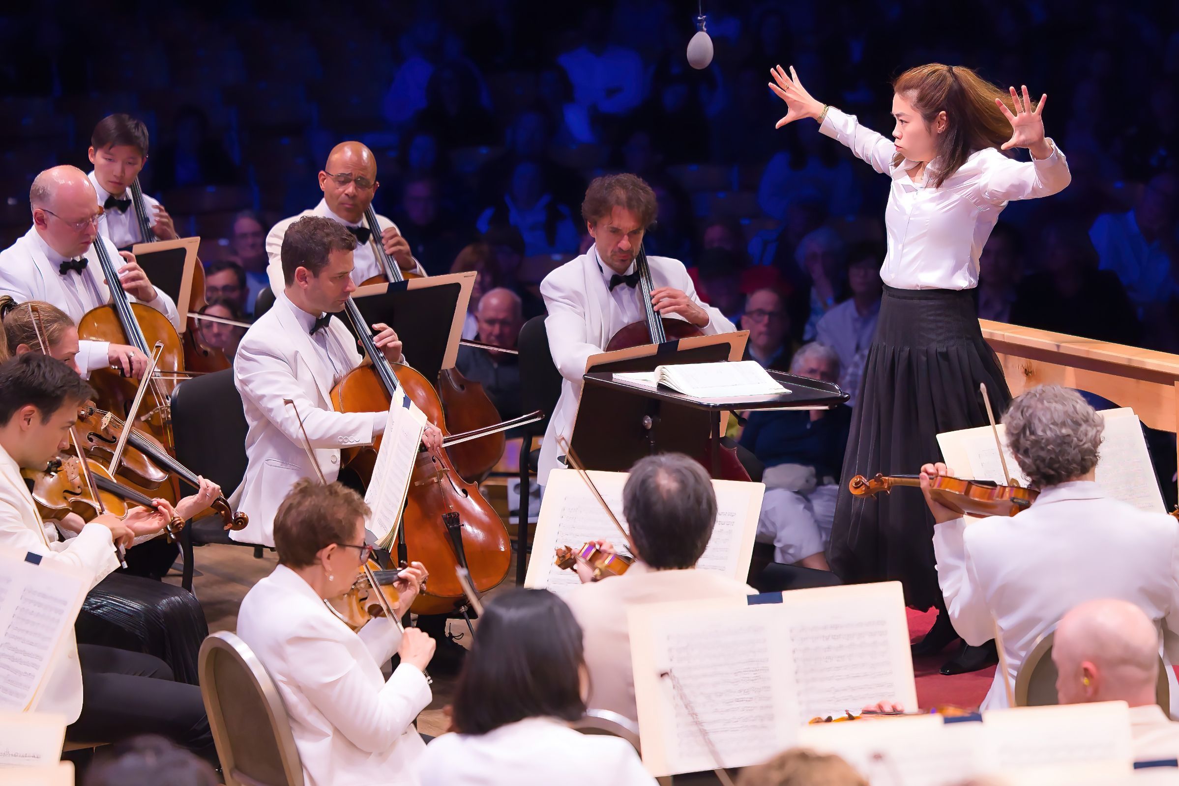 Elim Chan conducts the Boston Symphony Orchestra &copy; Hilary Scott, courtesy of the BSO