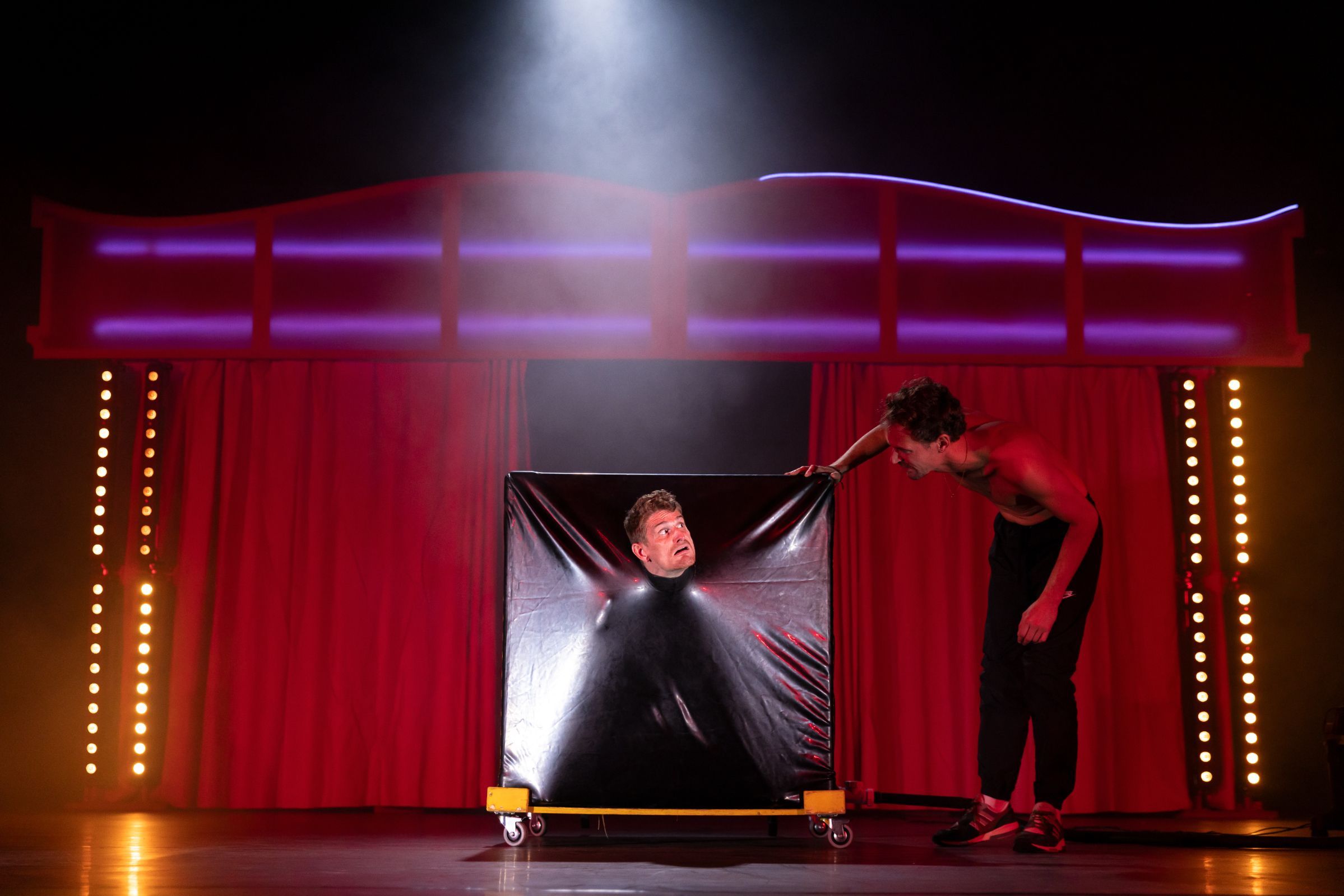 Dan Daw and ChrisX (Christopher Owen) in <i>The Dan Daw Show</i> © Jess Shurte