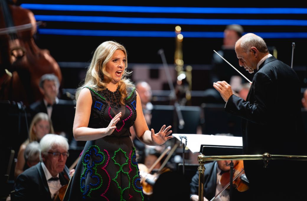 Dorottya Láng (Judith), Iván Fischer © BBC | Andy Paradise
