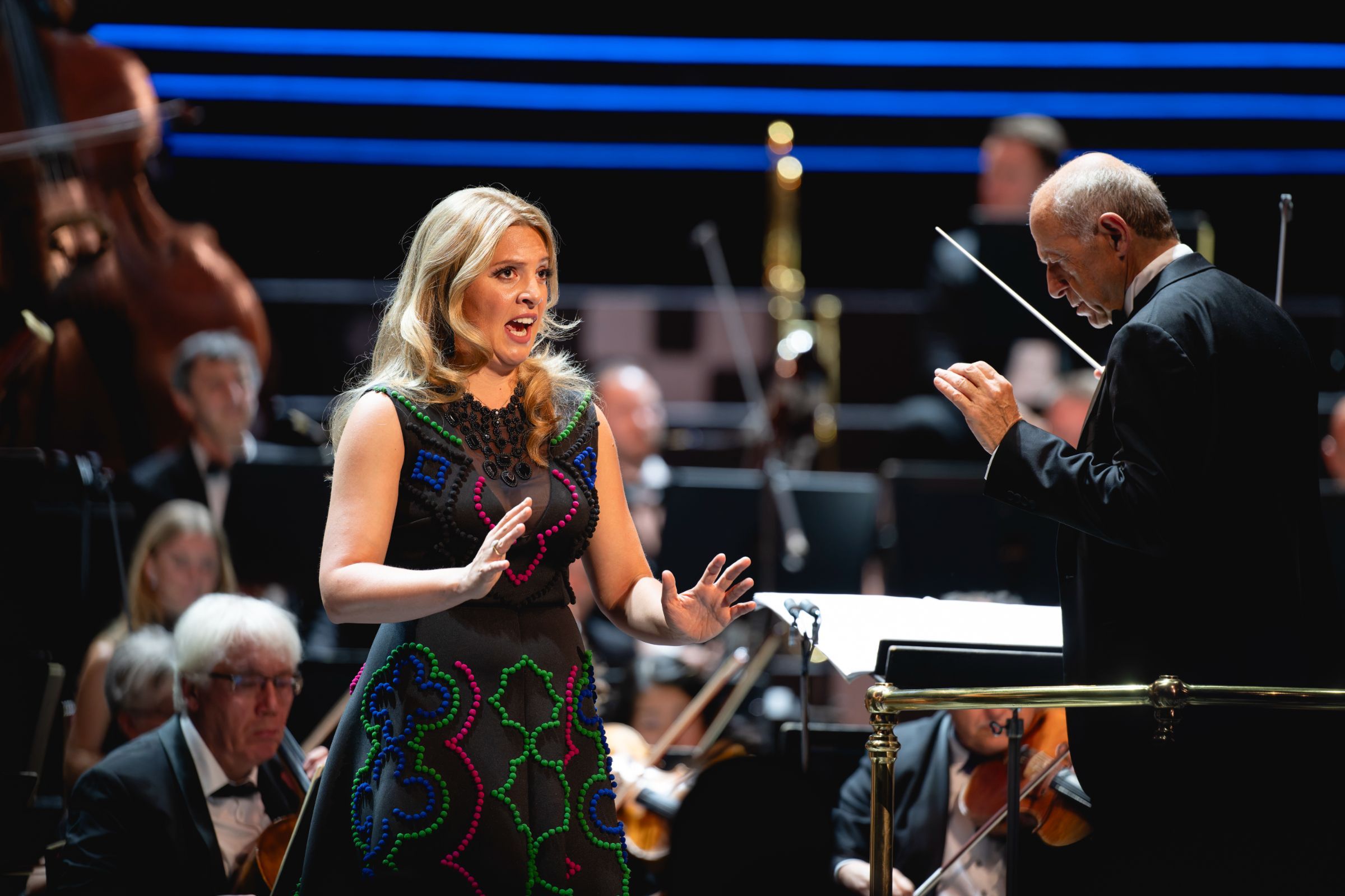 Dorottya Láng (Judith), Iván Fischer © BBC | Andy Paradise