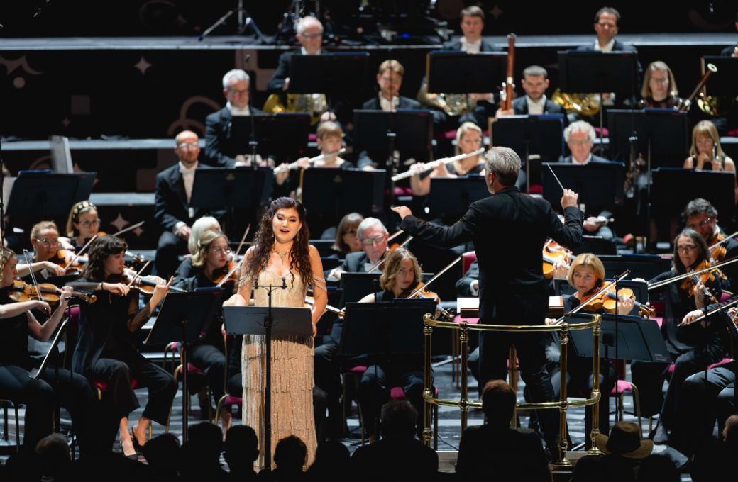 The London Philharmonic Orchestra with Edward Gardner and Aigul Akhmetshina &copy; BBC | Andy Paradise