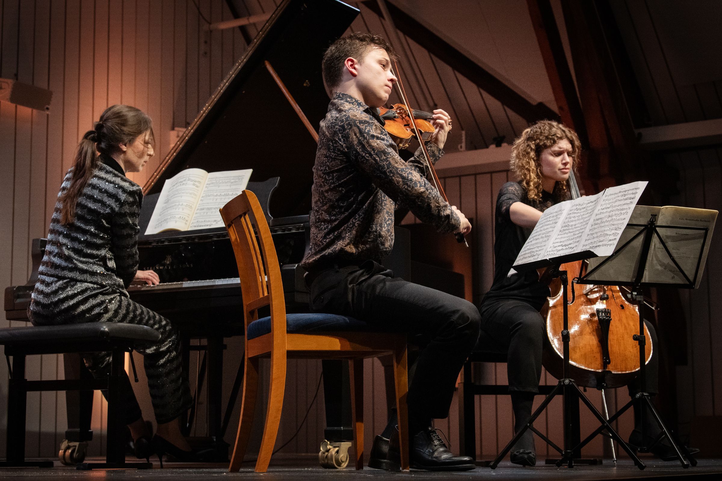 Yulianna Avdeeva, Johan Dalene and Julia Hagen &copy; Liv Øvland