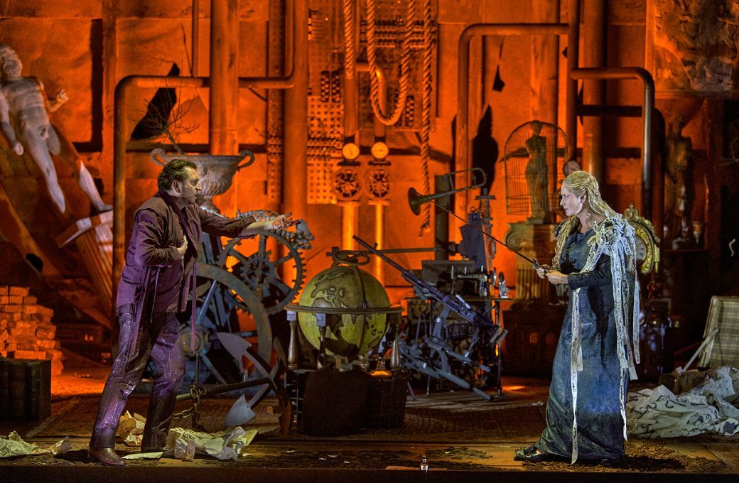 Andreas Schager (Tristan) und Camilla Nylund (Isolde) &copy; Bayreuther Festspiele | Enrico Nawrath