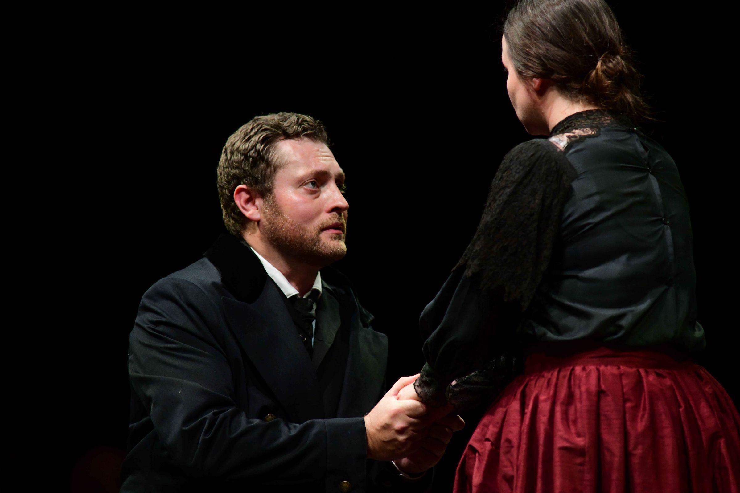 Timothy Nelson (Onegin) and Galina Averina (Tatyana) © Allan Titmuss