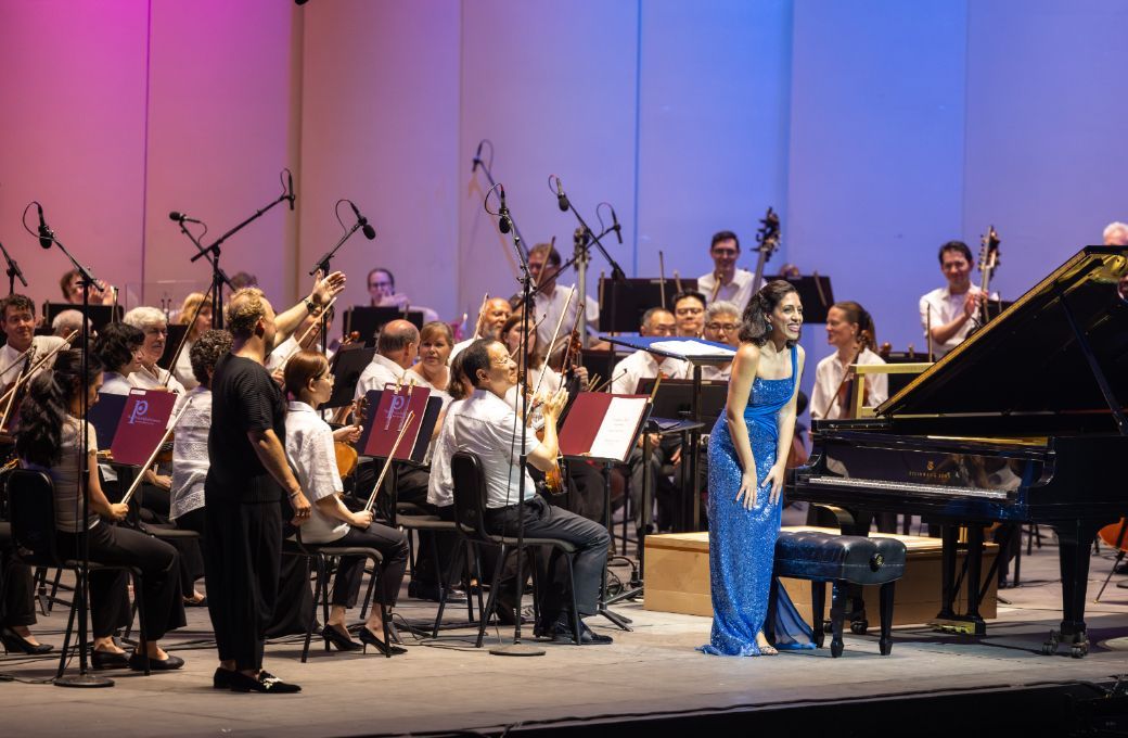 Yannick Nézet-Séguin, Beatrice Rana and the Philadelphia Orchestra © Ironglass Productions