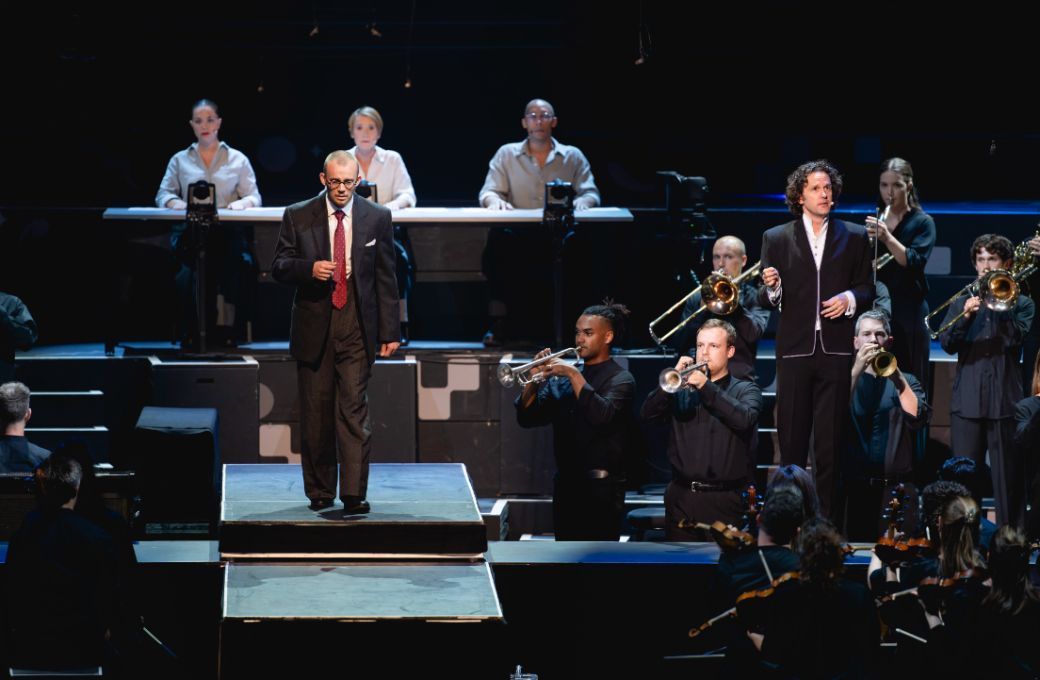 Max Revell (Shostakovich), Frantic Assembly, Aurora Orchestra and Nicholas Collon &copy; BBC | Andy Paradise
