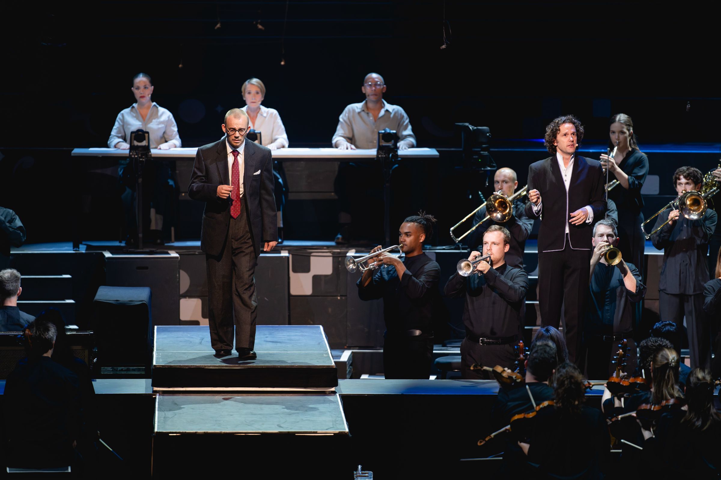 Max Revell (Shostakovich), Frantic Assembly, Aurora Orchestra and Nicholas Collon &copy; BBC | Andy Paradise