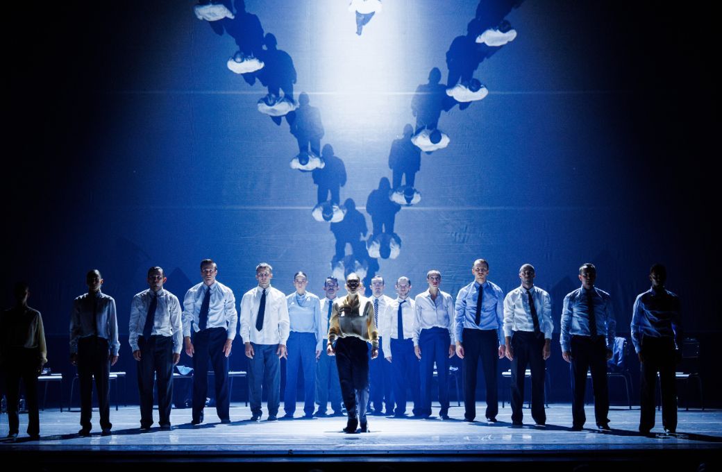 Nederlands Dans Theater 1 in <i>Figures in Extinction</i> by Crystal Pite and Simon McBurney &copy; Andrew Perry