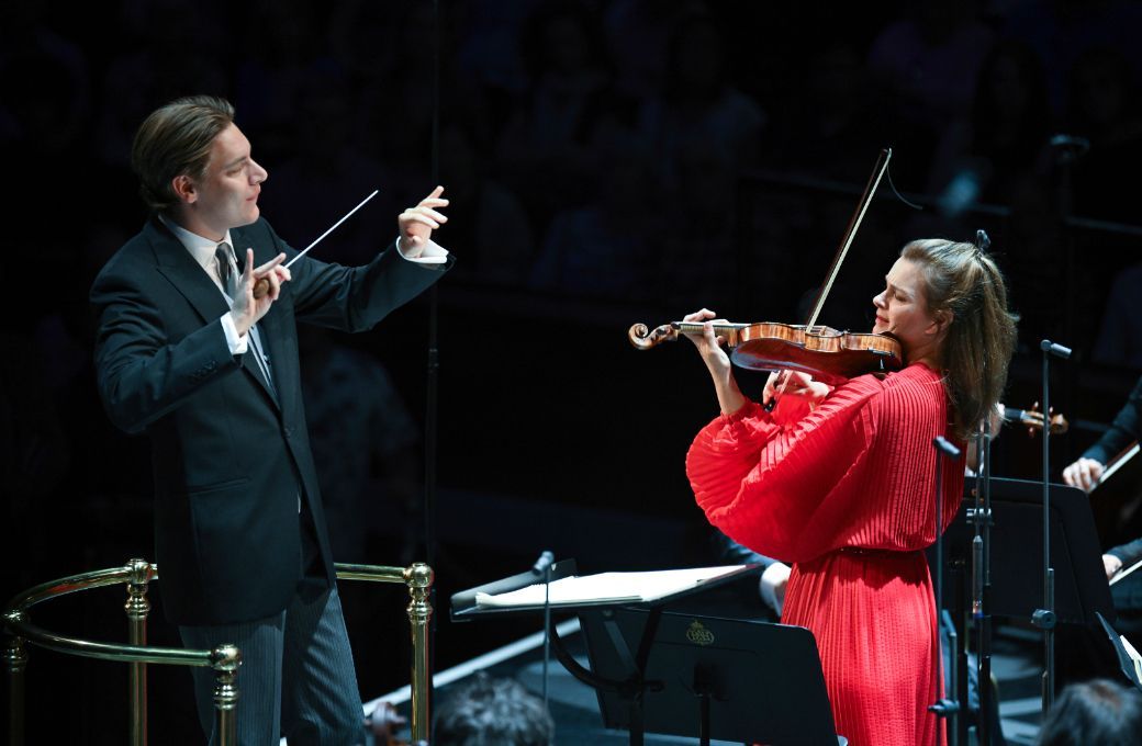 Klaus Mäkelä and Janine Jansen &copy; BBC | Chris Christodoulou