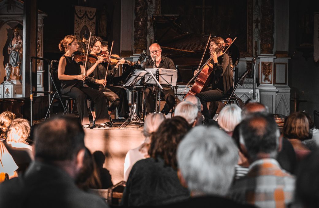 Le sextuor conclusif du festival Écho des falaises © Diego Dujardin