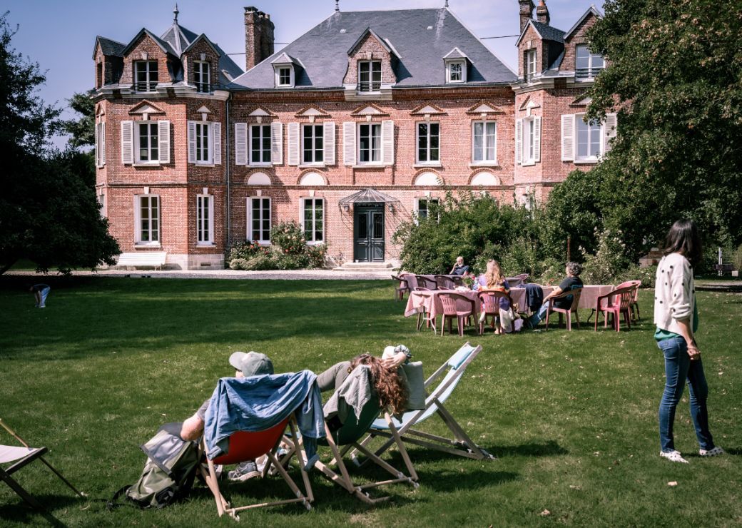 Le Château du Profil pendant le festival Écho des falaises © Diego Dujardin
