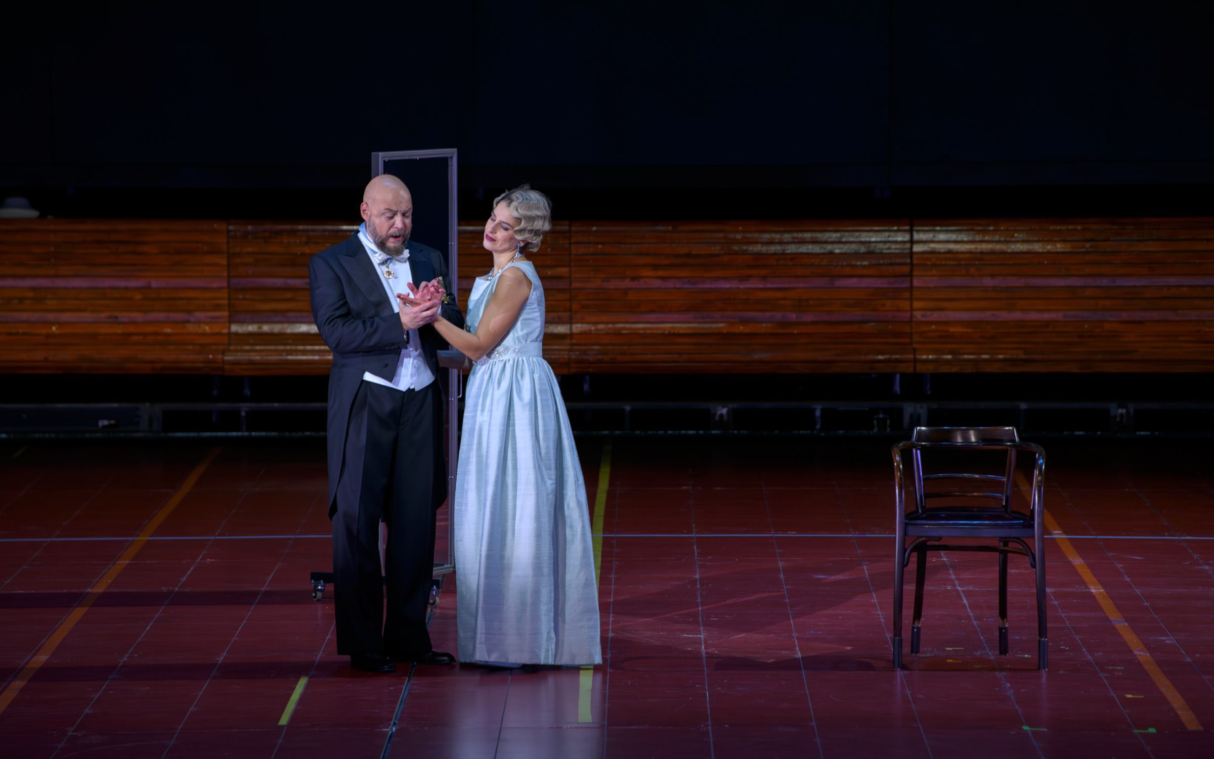 Vladislav Sulimsky (Macbeth) und Asmik Grigorian (Lady Macbeth) &copy; SF | Ruth Walz
