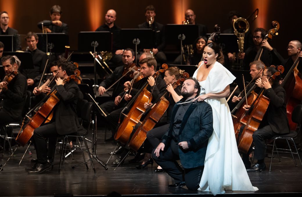 Stefan Pop (Pollione) und Sonya Yoncheva (Norma) © Michael Gregonowits