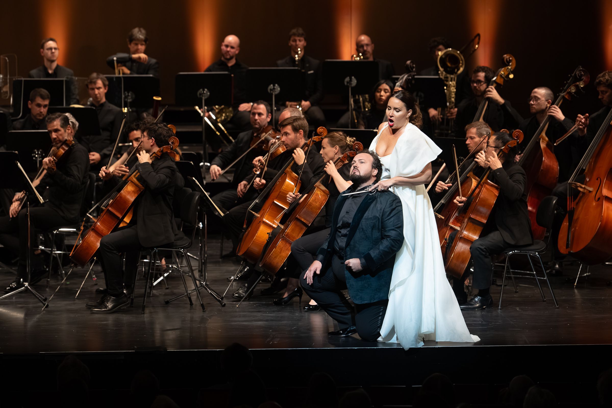 Stefan Pop (Pollione) und Sonya Yoncheva (Norma) © Michael Gregonowits
