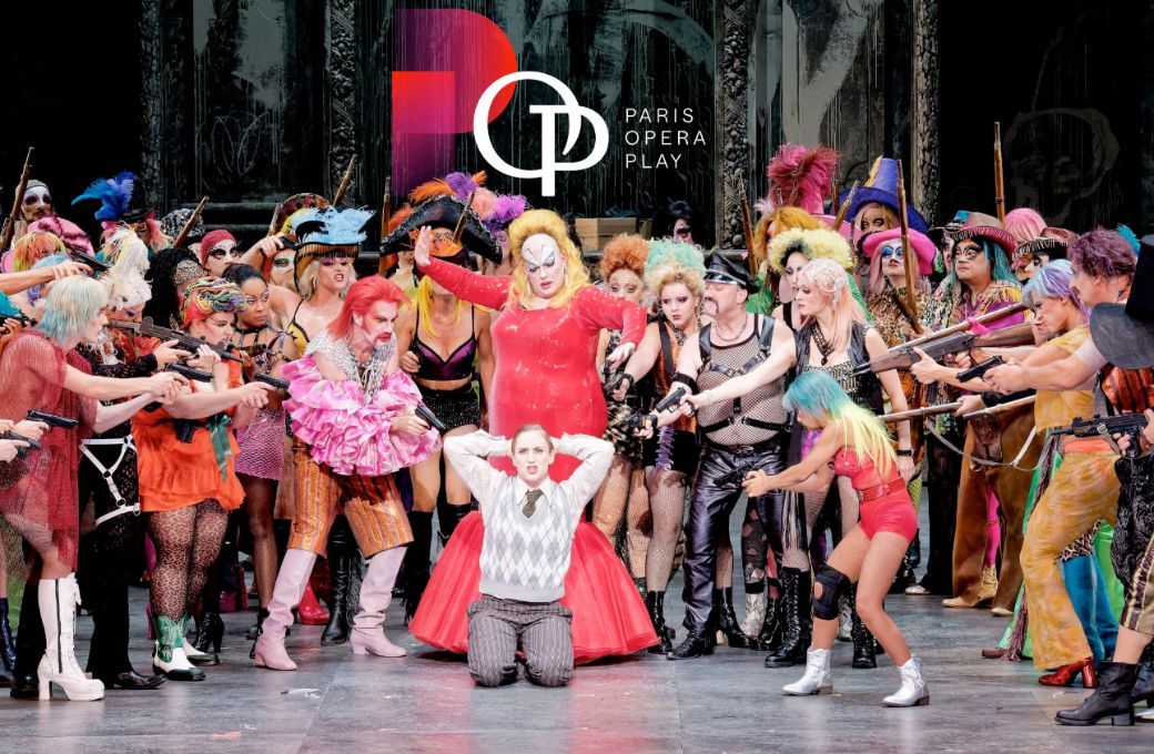 <i>Les Brigands</i> mis en scène par Barrie Kosky, sur Paris Opera Play © Agathe Poupenay | Opéra National de Paris