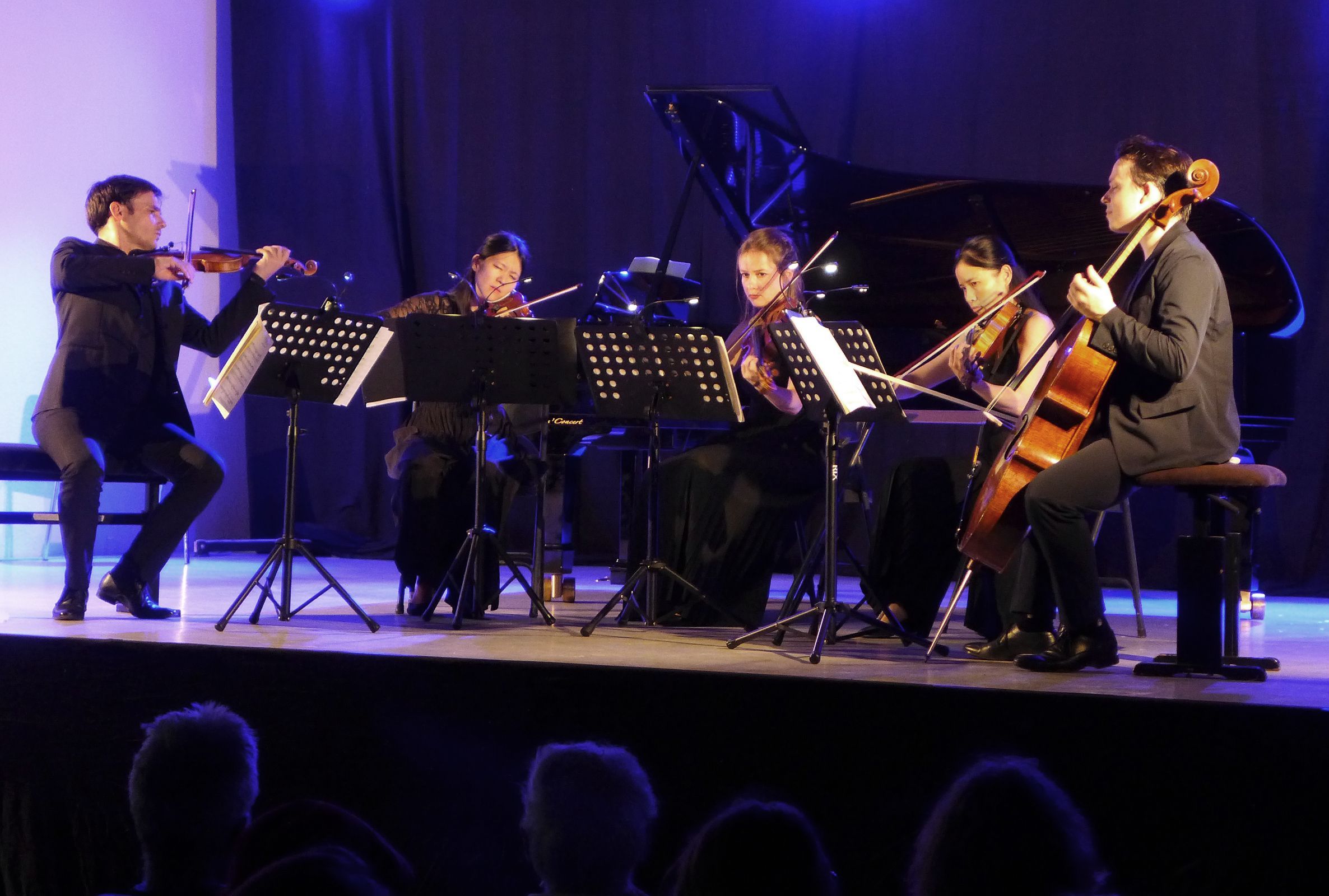 Le Quatuor Hermès et Léa Hennino © Patrice Cartier