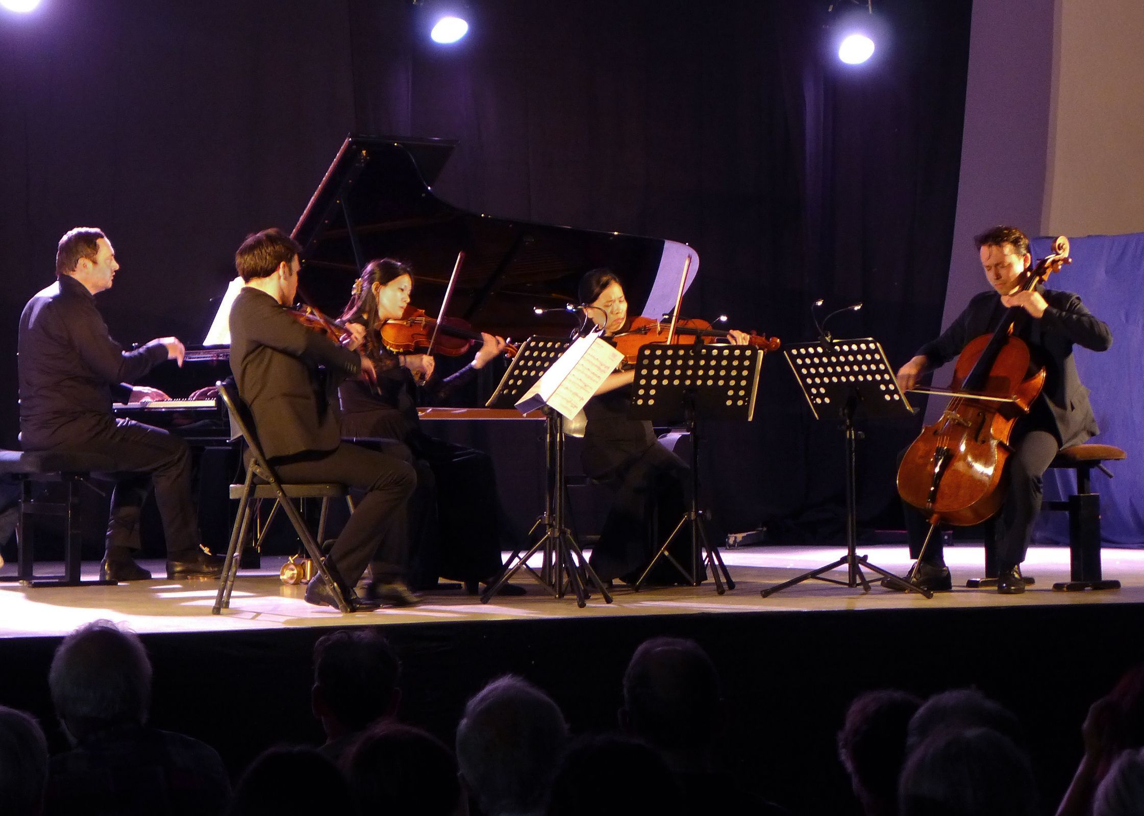 Le Quatuor Hermès et Jean-Baptiste Fonlupt © Patrice Cartier