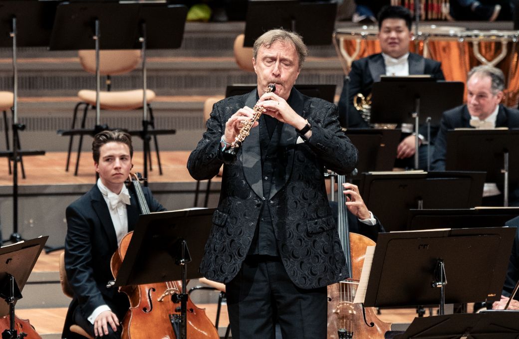 Albrecht Mayer bei der Zugabe &copy; Lena Laine