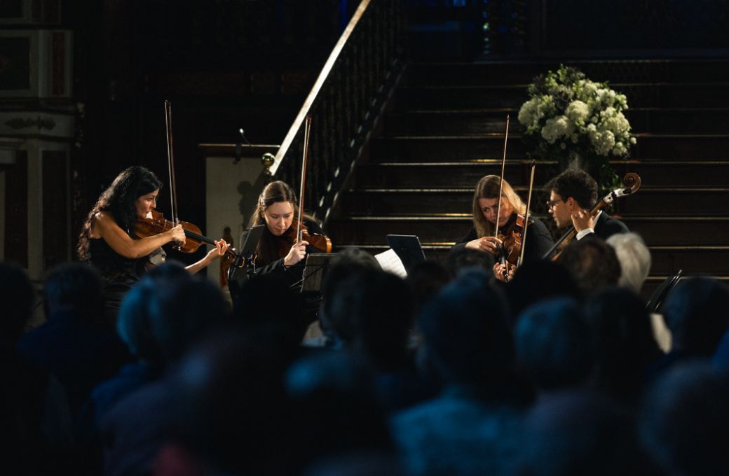 Corina Belcea, Sonoko Miriam Welde, Karolina Errera and Victor Julien-Laferri&egrave;re &copy; Valentine Chauvin