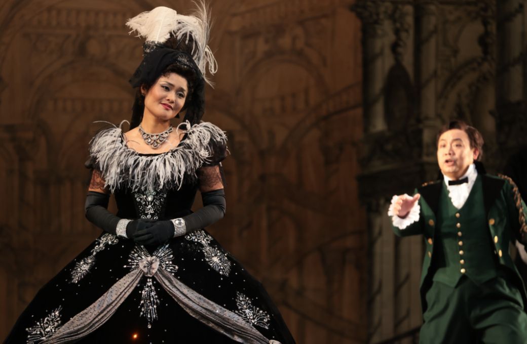 Aya Wakizono (Cenerentola) and Chuan Wang (Don Ramiro) © Brescia e Amisano | Teatro alla Scala