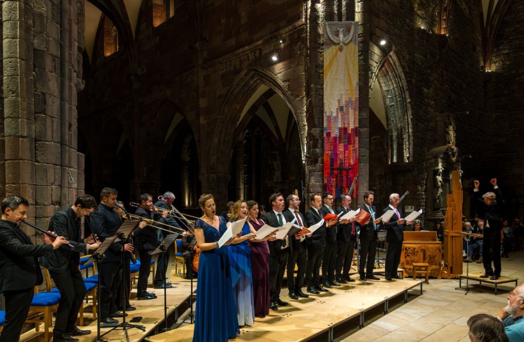 I Fagiolini and the English Cornett and Sackbut Ensemble &copy; Sally Anderson