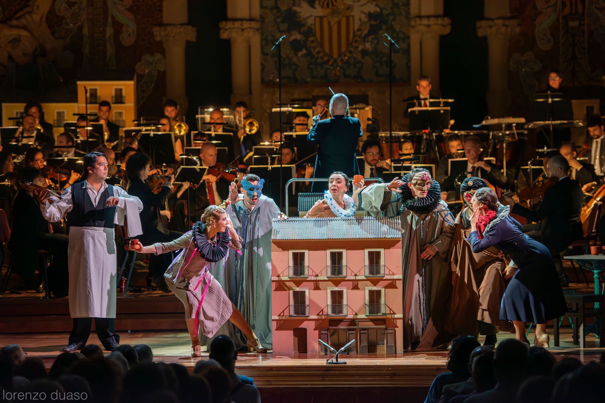 Opera performance at the Palau © Lorenzo Duaso | Fundació Òpera a Catalunya - Orquestra Simfònica del Vallès