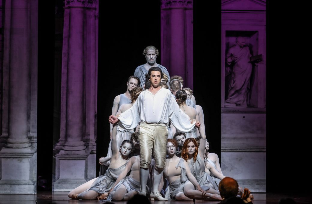 Krisztián Cser (Commendatore) and Andrè Schuen (Don Giovanni) © Judit Horvath