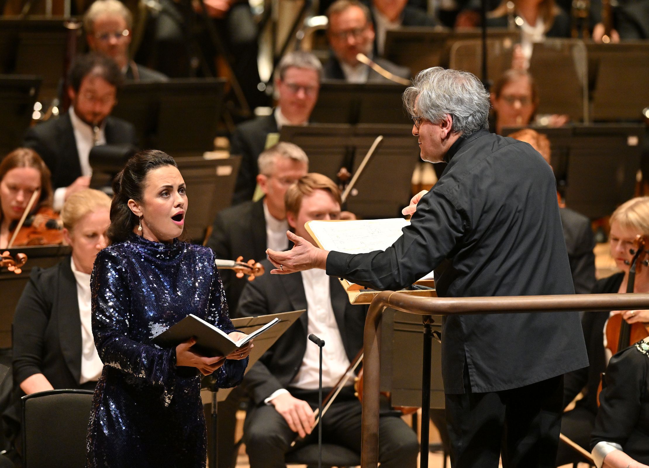 Katharina Konradi, Sir Antonio Pappano and the London Symphony Orchestra &copy; LSO | Mark Allan