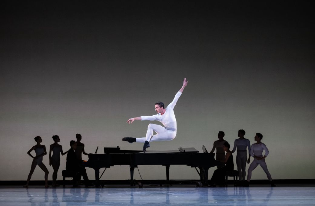 Marius Morawski in Justin Peck's <i>In Creases</i> © Shoccara Marcus 2025