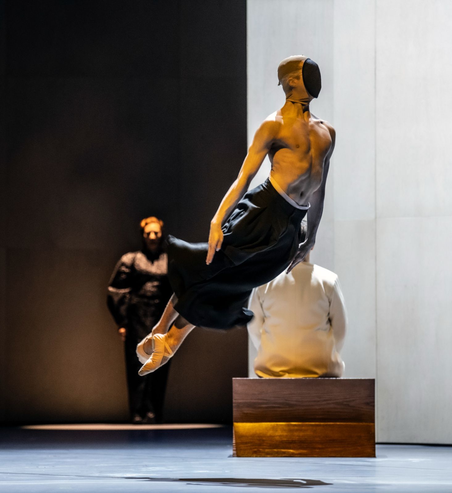 Guiseppe Ventura and Paul Appleby in Wayne McGregor's <i>Jocasta's Line/Oedipus Rex</i> &copy; Erik Berg