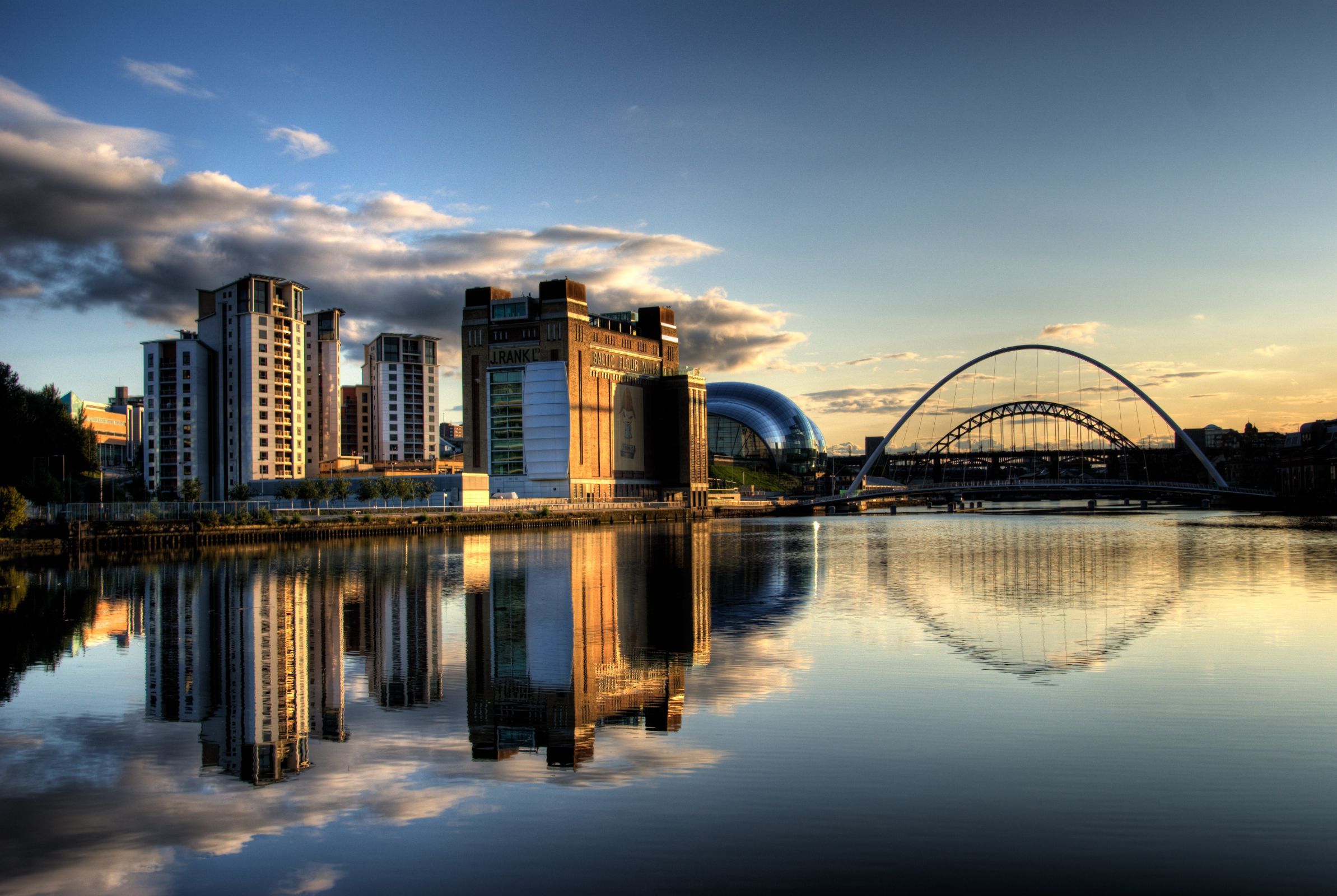 Baltic Centre for Contemporary Art, and Millennium Bridge &copy; Wilka Hudson | Flickr