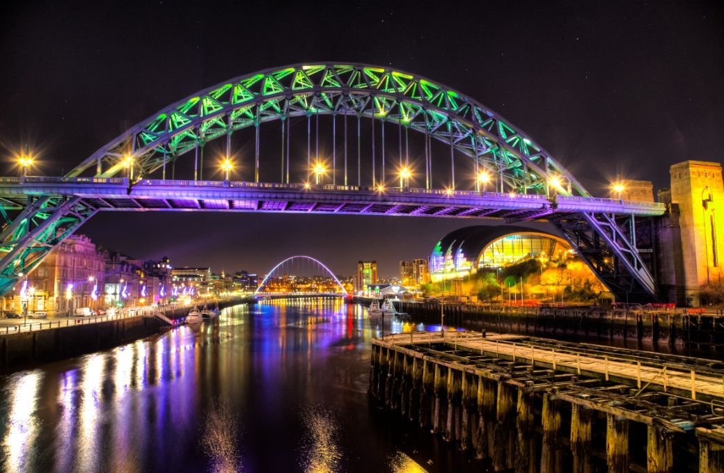 Tyne Bridge, Newcastle and Gateshead Quaysides, and the Glasshouse &copy; Karl Davison | Flickr