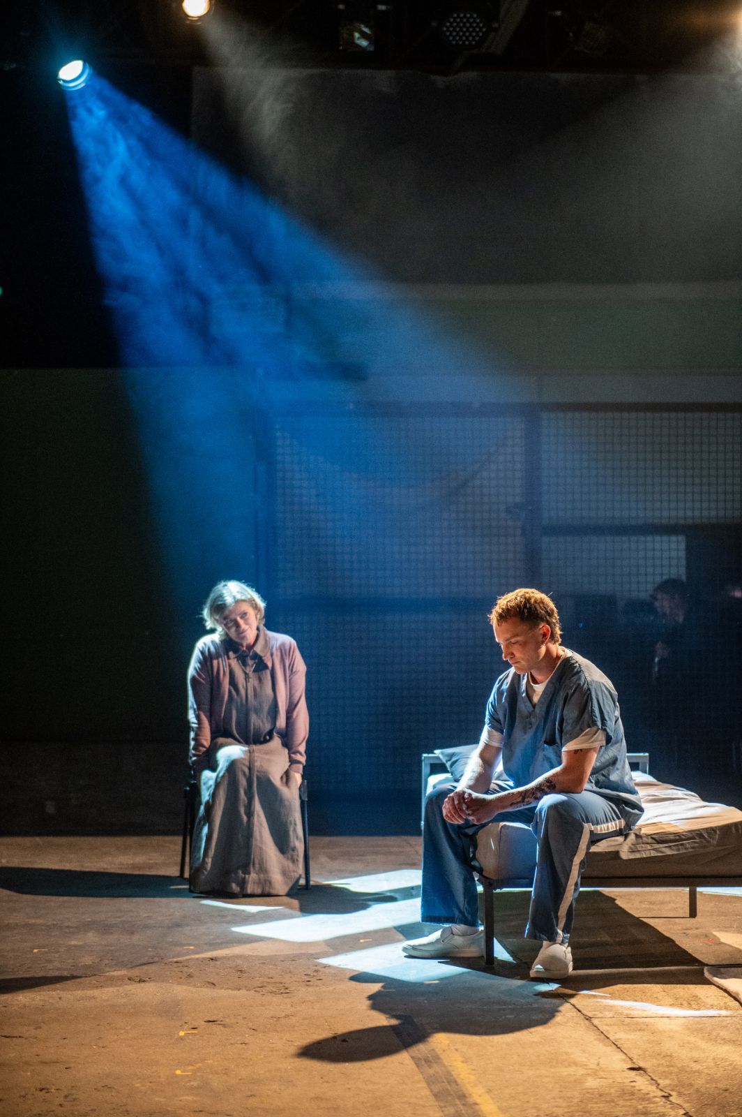 Hattie Marshall (Sister Helen Prejean) and Lachlan Higgins (Joseph De Rocher) © John Marshall