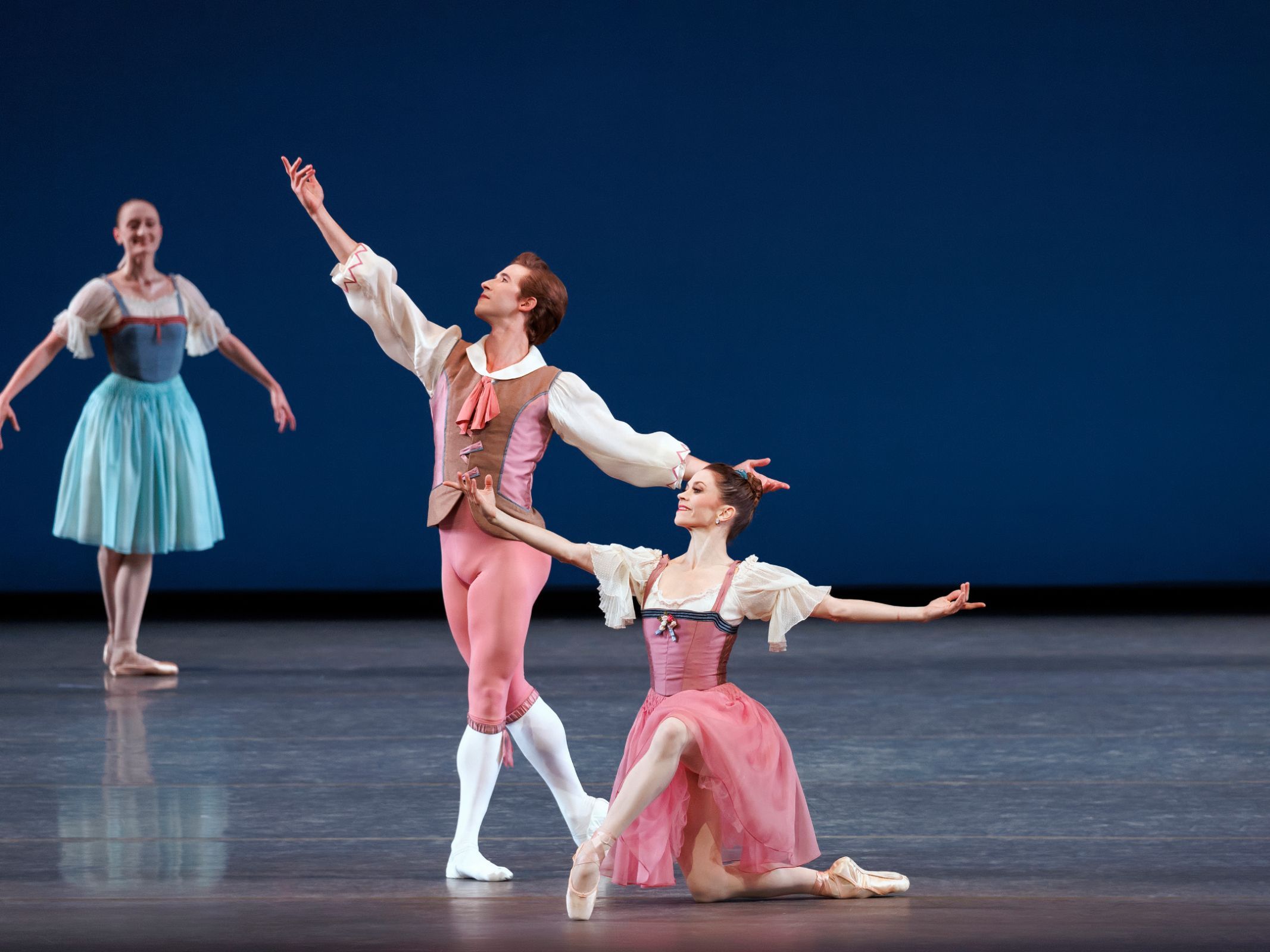 Joseph Gordon and Megan Fairchild in George Balanchine's <i>Donizetti Variations</i> © Erin Baiano