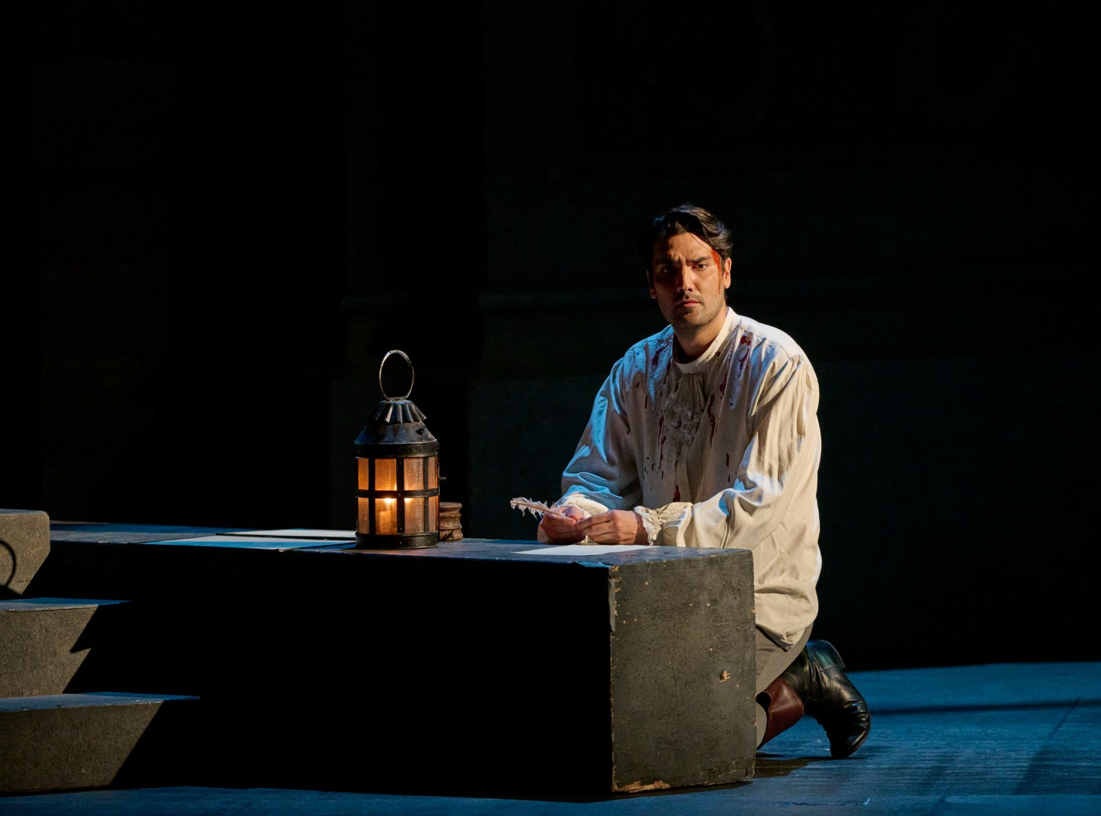 Jonathan Tetelman (Cavaradossi) &copy; Wiener Staatsoper | Michael Pöhn