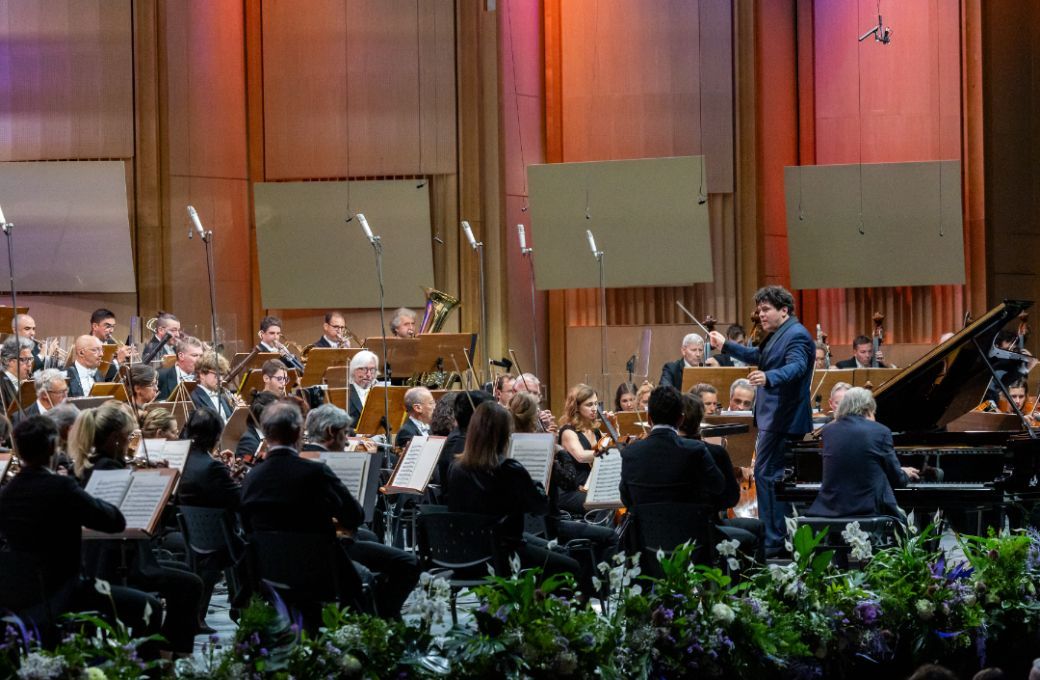 Cristian Măcelaru, Rudolf Buchbinder and the Orchestre National de France © Andrei Gîndac