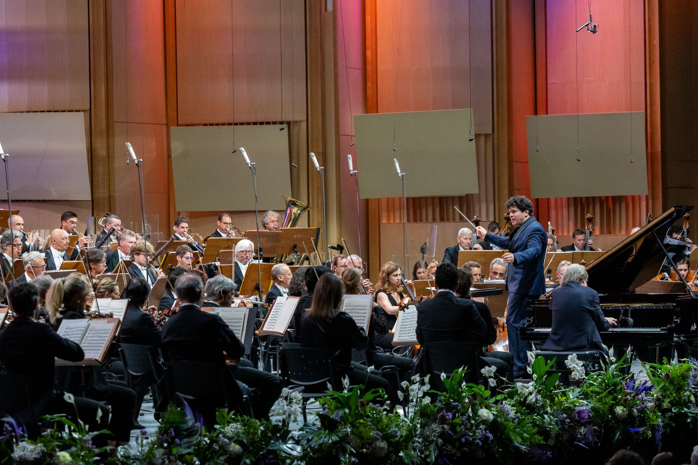 Cristian Măcelaru, Rudolf Buchbinder and the Orchestre National de France © Andrei Gîndac