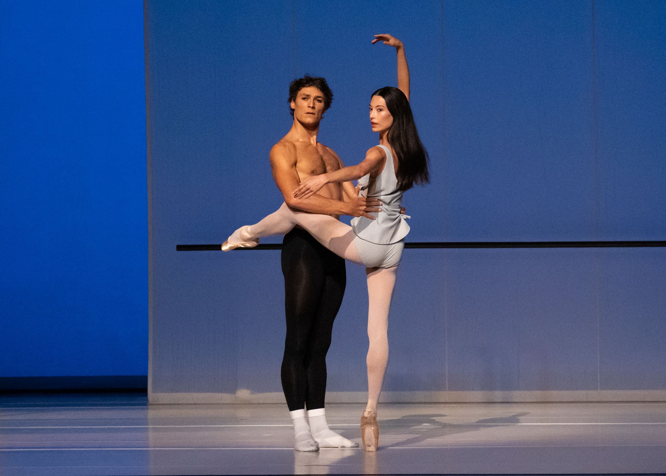 Hannah O'Neill and Hugo Marchand of the Paris Opera Ballet in Jerome Robbins' <i>Afternoon of a Faun</i> &copy; Steven Pisano