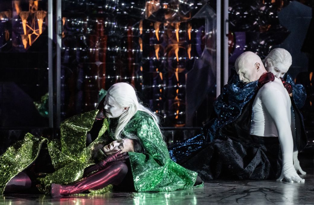 Sayaka Shigeshima, Heike Porstein (Prothoe), Michael Kupfer-Radecky (Achill), Anna Schoeck (Meroe) © Sandra Then