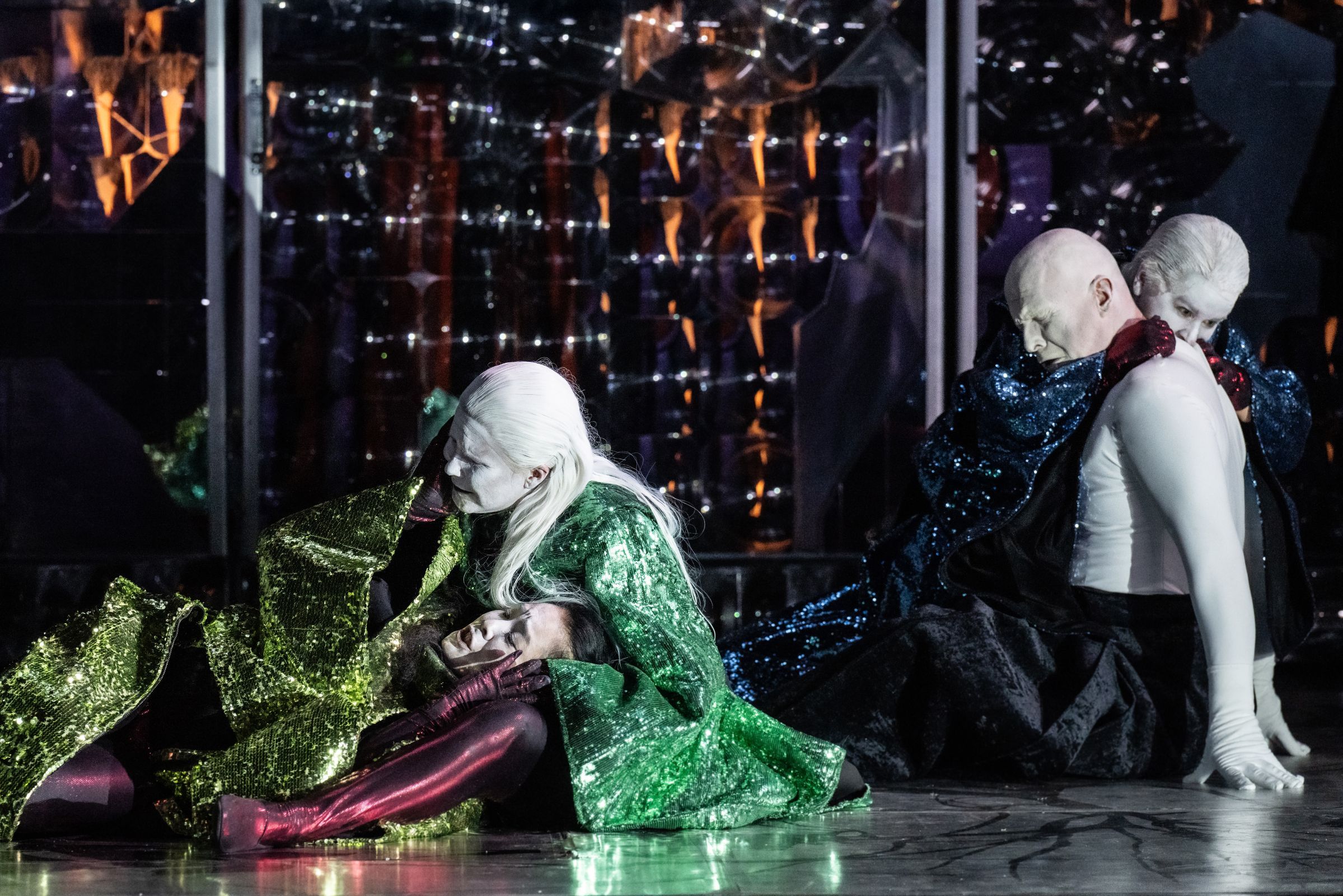 Sayaka Shigeshima, Heike Porstein (Prothoe), Michael Kupfer-Radecky (Achill), Anna Schoeck (Meroe) © Sandra Then
