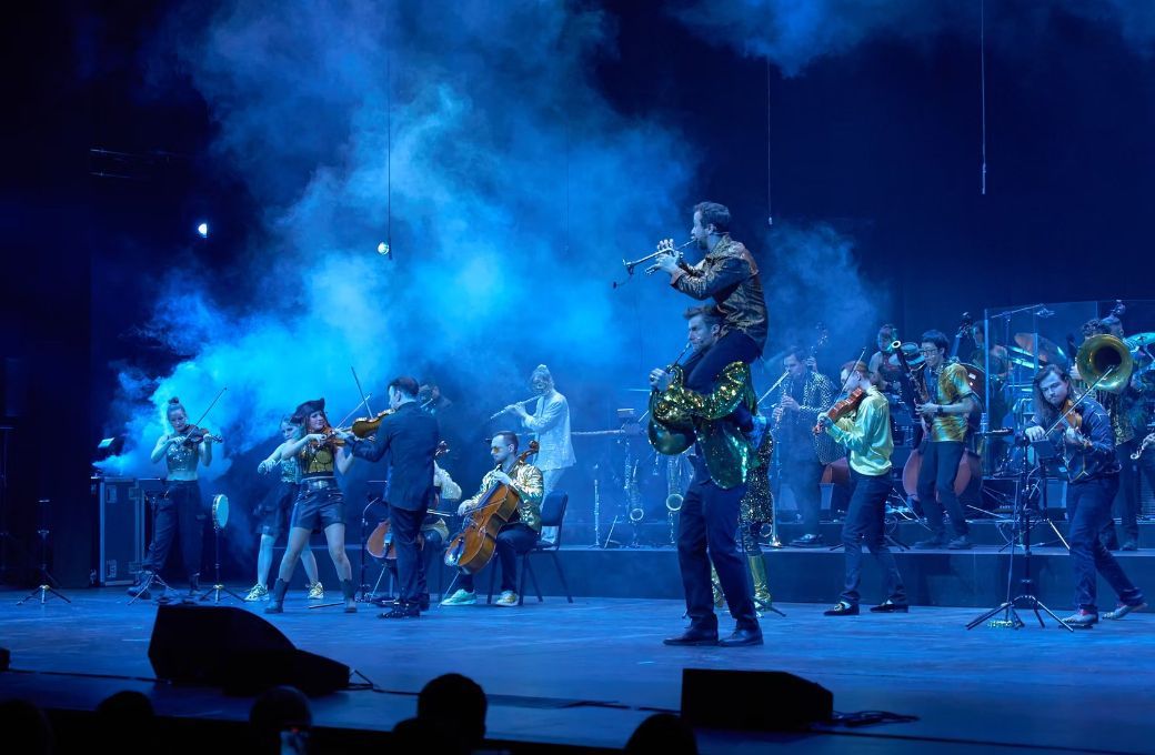 Igudesman & Joo mit dem The Limitless Orchestra © The Limitless Orchestra