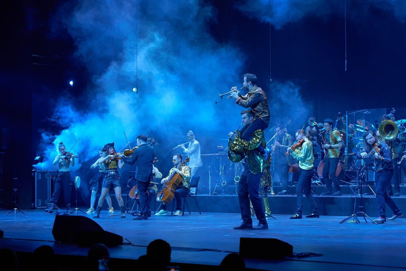 Igudesman & Joo mit dem The Limitless Orchestra © The Limitless Orchestra
