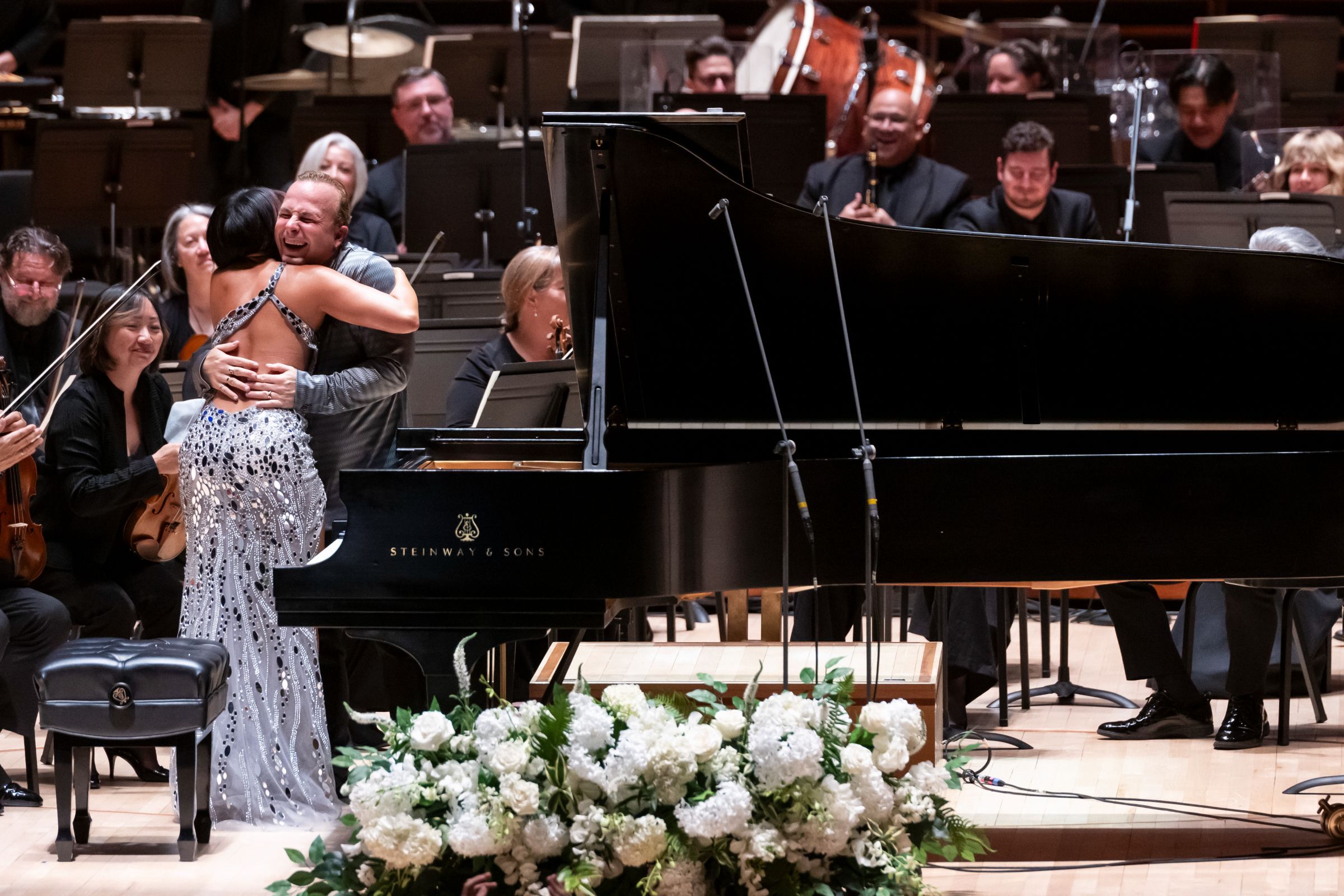 Yuja Wang and Yannick Nézet-Séguin &copy; Allie Ippolito