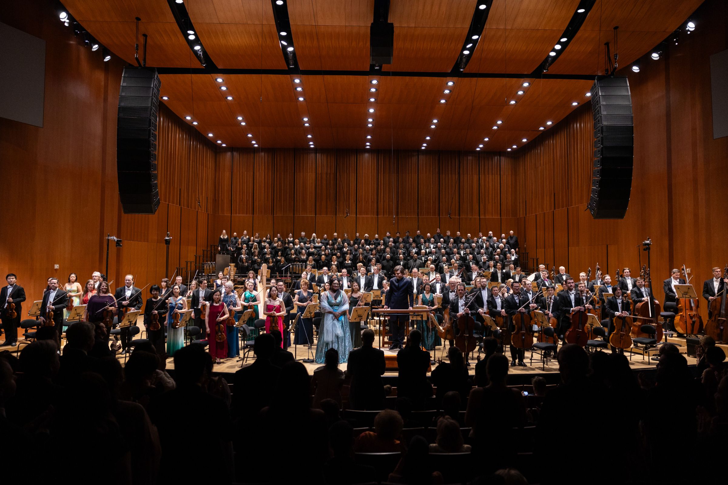 Angel Blue, Juraj Valčuha and the Houston Symphony &copy; Melissa Taylor