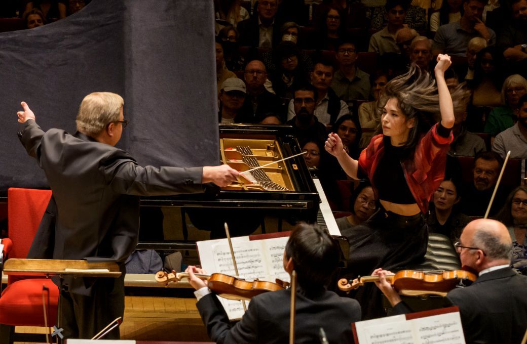 Mikko Franck, Alice Sara Ott and the Chicago Symphony Orchestra © Todd Rosenberg Photography